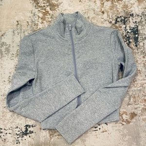 Aritzia Tna Santa Cruz Zip Up Gray
